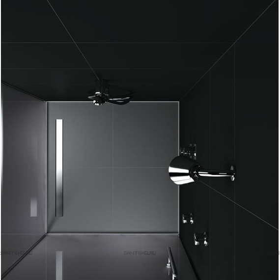 Трап Berges Wasserhaus B1 Keramik 40 см 090115, нержавеющая сталь (под плитку), Цвет производителя: хром матовый, Размер трапа: 400 - фото 2