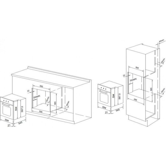 Электрический духовой шкаф Graude BE 60.3 W - фото 2