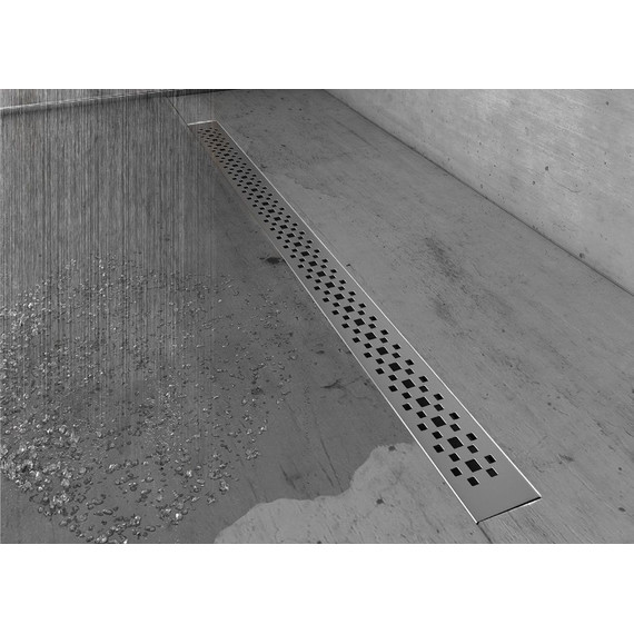 Трап Berges Wasserhaus C1 Brise 60 см 090131, нержавеющая сталь, Цвет производителя: хром матовый, Размер трапа: 600 - фото 2