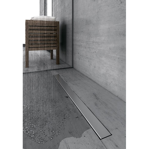 Трап Berges Wasserhaus C1 Norma 80 см 090139, нержавеющая сталь (под плитку), Цвет производителя: хром матовый, Размер трапа: 800 - фото 4