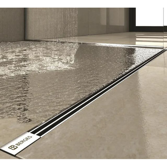 Трап Berges Wasserhaus Super Slim 120 см 090184, нержавеющая сталь - фото 2