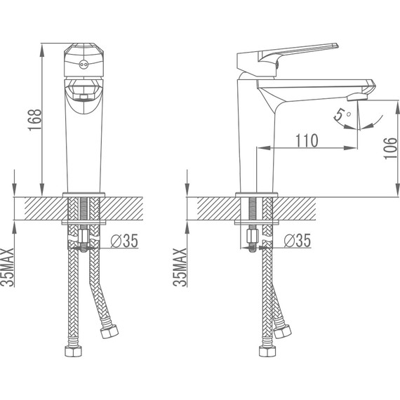 Набор смесителей 3 в 1 для душа Imprese Barka - фото 5