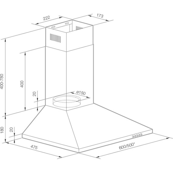 Вытяжка Graude DHP 50.0 EL - фото 2
