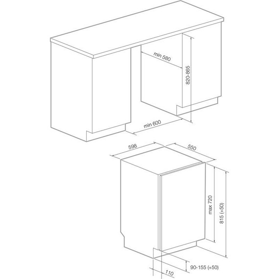 Встраиваемая посудомоечная машина Graude VGE 60.0 - фото 2