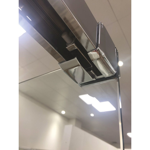 Душевое ограждение Cezares 120х100 см TANDEM-SOFT-AH-2-120/100-P-Cr-L, хром/матовое - фото 4