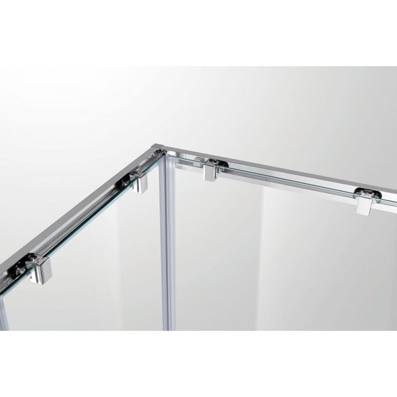 Душевое ограждение Cezares 90х90 см MOLVENO-A-2-90-P-Cr, хром/матовое - фото 5