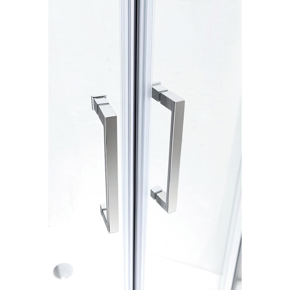 Душевая дверь Cezares 80 см MOLVENO-BF-2-180-C-Cr-IV, хром/прозрачное - фото 2