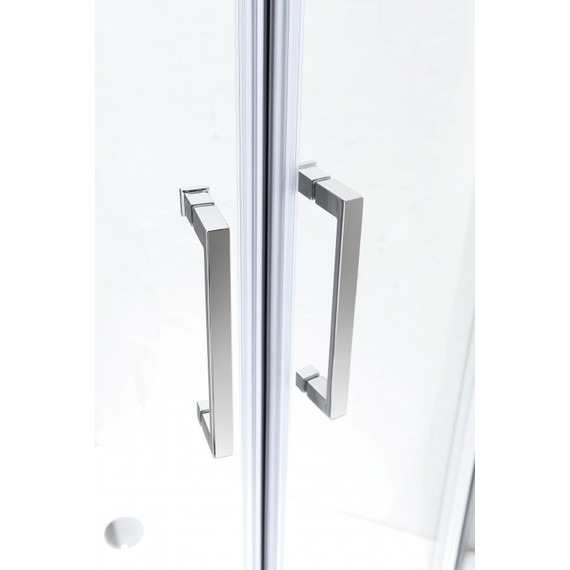 Душевое ограждение Cezares 110х100 см MOLVENO-RH-22-110/100-C-Cr-IV, хром/прозрачное - фото 2