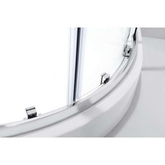 Душевое ограждение Cezares 110х100 см MOLVENO-RH-22-110/100-C-Cr-IV, хром/прозрачное - фото 3