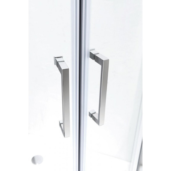 Душевое ограждение Cezares 120х100 см MOLVENO-RH-2-120/100-P-Cr, хром/матовое - фото 5