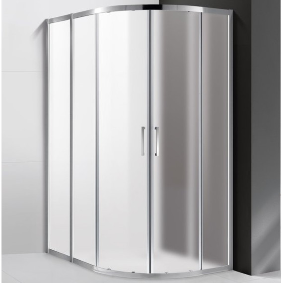Душевое ограждение Cezares 120х100 см MOLVENO-RH-2-120/100-P-Cr, хром/матовое - фото 