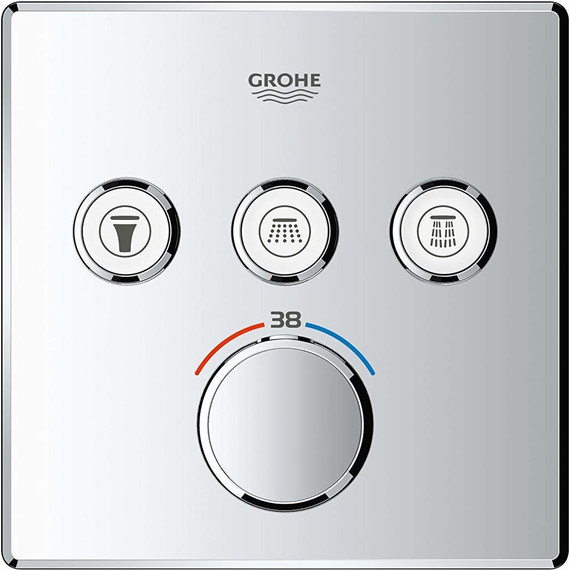 Смеситель для душа с термостатом Grohe Grohtherm SmartControl 29126000 - фото 2