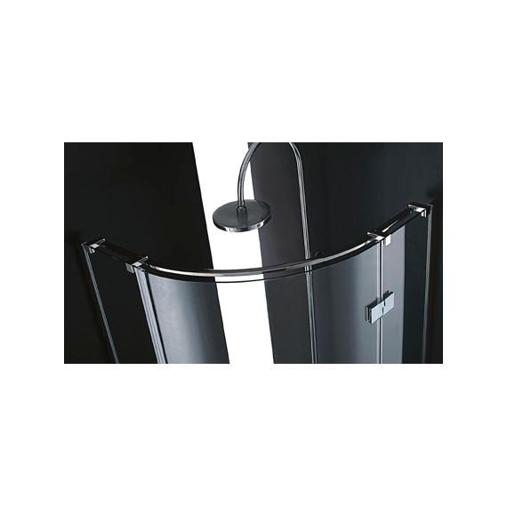 Душевое ограждение Cezares 90х90 см BERGAMO-W-R-1-90-ARCO-C-Cr-R-IV, хром/прозрачное - фото 2
