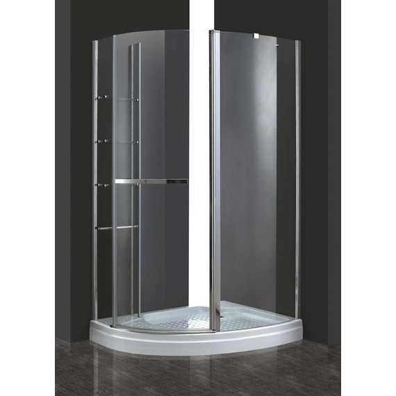 Душевое ограждение Cezares 120х90 см ELENA-W-RH-1-120/90-C-Cr-R, хром/прозрачное - фото 2