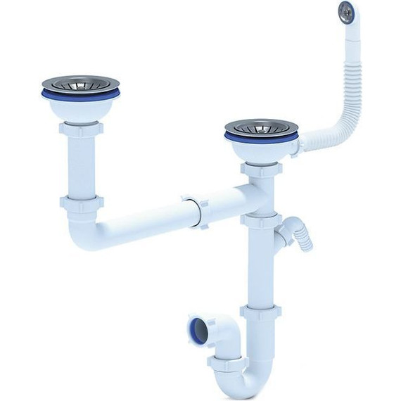 Кухонная мойка Florentina Капри 20.185.J1060.305, грей, Цвет производителя: грей - фото 3