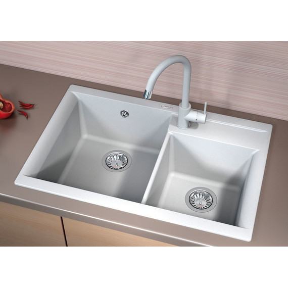 Кухонная мойка Florentina Касси 780 20.230.Е0780.201, жасмин, Цвет производителя: жасмин - фото 2