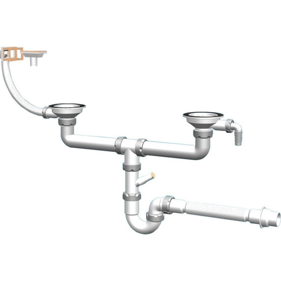 Кухонная мойка Florentina Комби 1160, шампань, Цвет производителя: шампань - фото 6