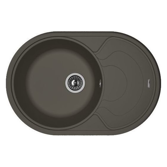 Кухонная мойка Florentina Родос 760 20.140.D0760.302, антрацит, Цвет производителя: чёрный - фото 