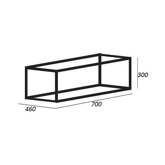 Тумба подвесная со столешницей Cezares CADRO-70/46/30-1C-SO-MET 70 см, черный - фото, картинка 8 Тумба подвесная со столешницей Cezares CADRO-70/46/30-1C-SO-MET 70 см, черный - фото 8
