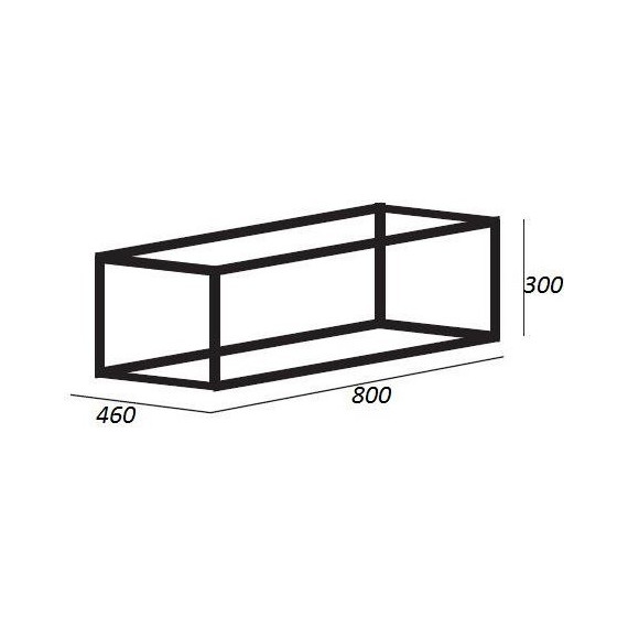 Тумба подвесная с раковиной Cezares CADRO-80/46/30-1C-SO-MET-ST 80 см, черный - фото 5