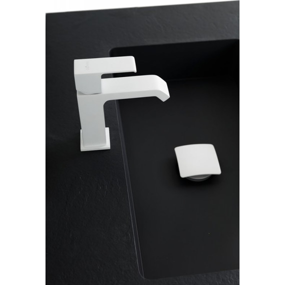 Тумба подвесная с раковиной Cezares CADRO-80/46/30-1C-SO-MET-ST 80 см, черный - фото 2