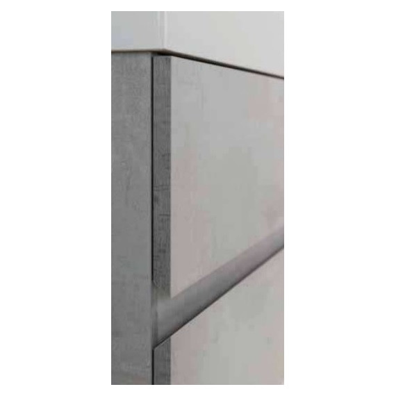 Тумба подвесная с раковиной Cezares Molveno 46-80-2C-SO-BET 80 см, Beton - фото 4