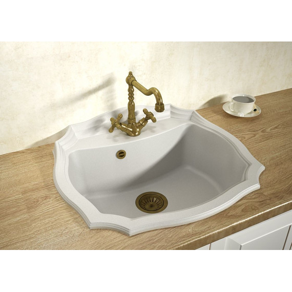 Кухонная мойка Florentina Эмилия 640 20.355.D0640.201, жасмин, Цвет производителя: жасмин - фото 2