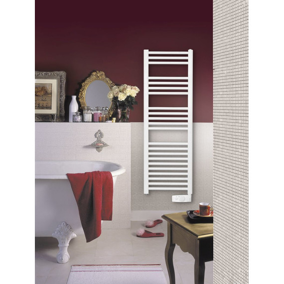 Полотенцесушитель электрический Atlantic Narrow 500W П22 1230x400 мм 850308, белый - фото 4