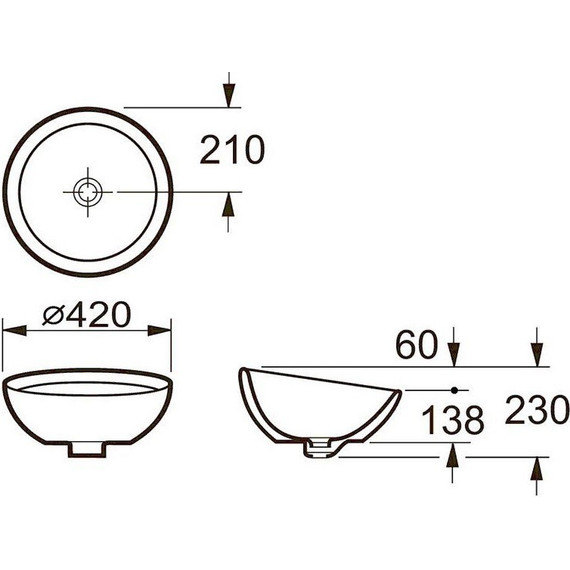 Раковина-чаша Roca Bol 42 см 327876000 - фото, картинка 9 Раковина-чаша Roca Bol 42 см 327876000 - фото 9