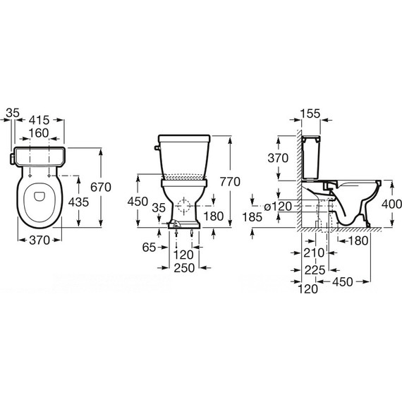 Унитаз-компакт Roca Carmen Rimless 3420A7000 с крышкой микролифт - фото 9