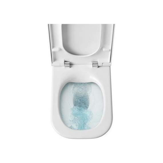 Унитаз-компакт безободковый Roca Gap Clean Rim 34273700H - фото 6