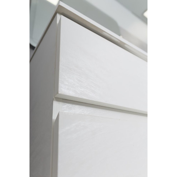 Тумба подвесная с раковиной Cezares MOLVENO-100-2C-SO-BG 100 см, Bianco Ghiaccio - фото 4