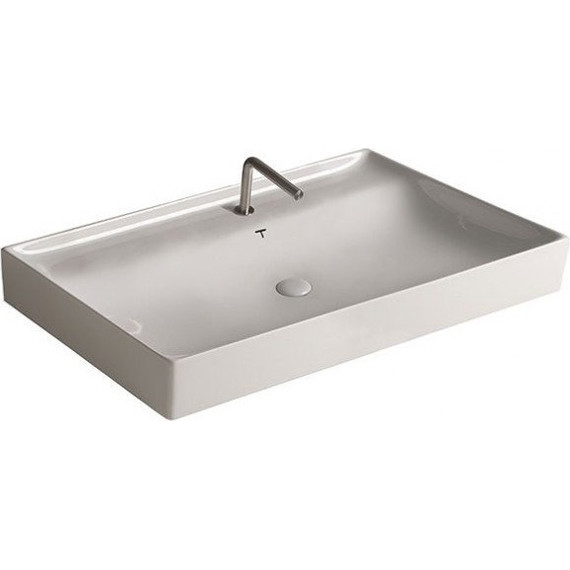 Тумба подвесная с раковиной Cezares Molveno 46-100-2C-SO-RRIV 100 см, Rovere Rivera - фото 4