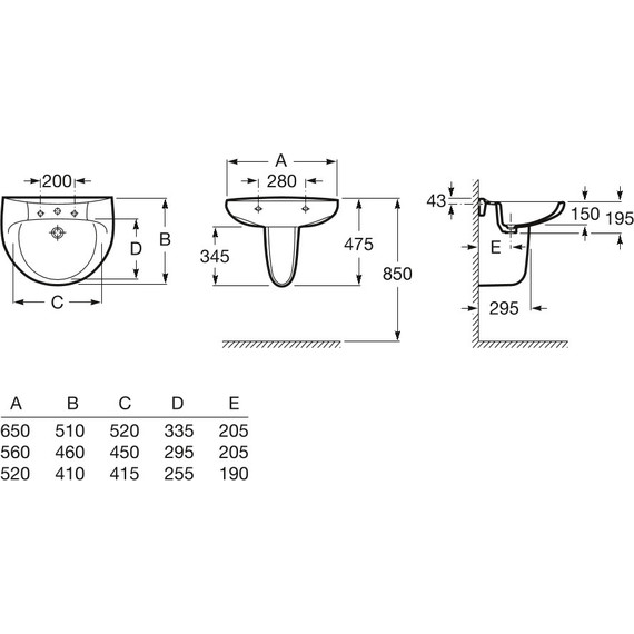 Полупьедестал Roca Victoria 33739200Y - фото 3
