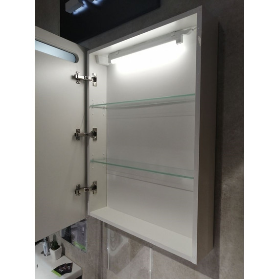 Зеркальный шкаф Roca Victoria Nord 60 см левый ZRU9000029, белый - фото, картинка 8 Зеркальный шкаф Roca Victoria Nord 60 см левый ZRU9000029, белый - фото 8