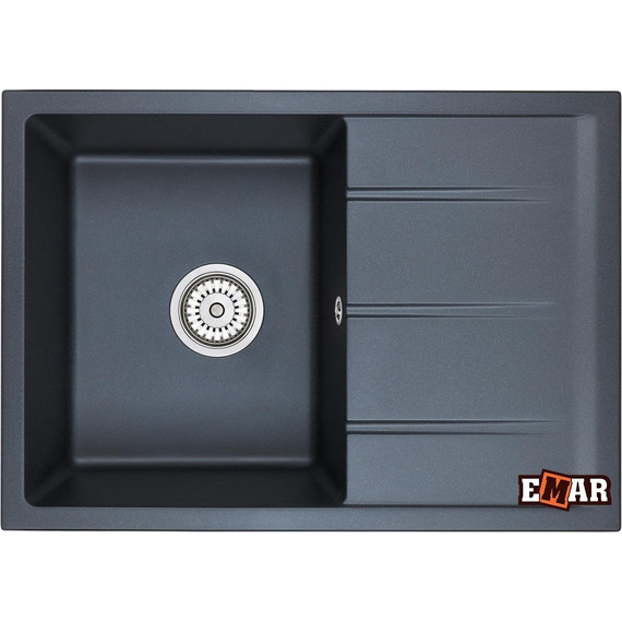 Кухонная мойка Emar EMQ-1700.Q, морион - фото 