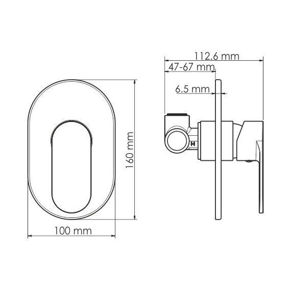 Смеситель для душа WasserKraft Mindel 8551, белый - фото 5