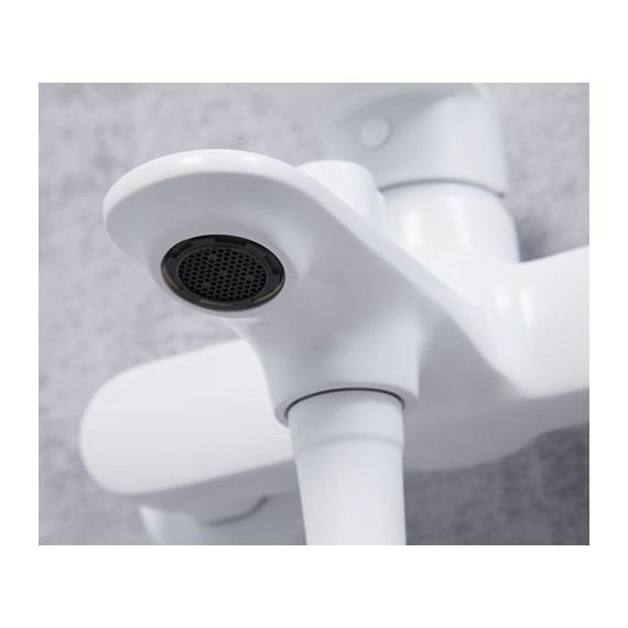 Смеситель для ванны WasserKraft Mindel 8501, белый - фото, картинка 8 Смеситель для ванны WasserKraft Mindel 8501, белый - фото 8