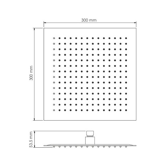 Верхний душ WasserKraft Mindel A163, белый - фото 2