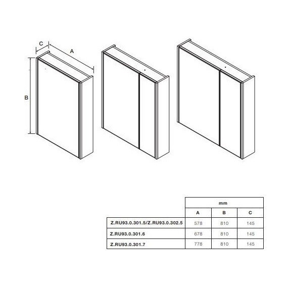 Зеркальный шкаф ROCA The Up 60 см правый ZRU9303025, белый - фото 5