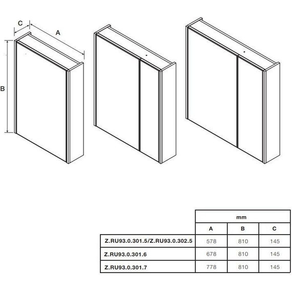 Зеркальный шкаф ROCA The Up 70 см ZRU9303016, белый - фото, картинка 8 Зеркальный шкаф ROCA The Up 70 см ZRU9303016, белый - фото 8