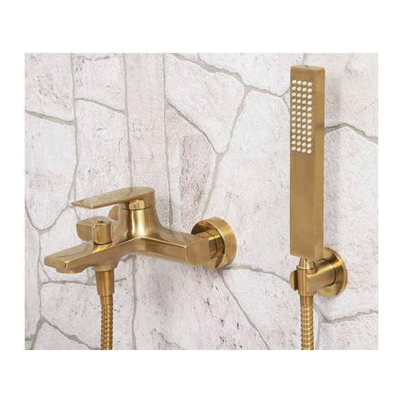 Смеситель для ванны WasserKraft Aisch 5501, золото - фото, картинка 4 Смеситель для ванны WasserKraft Aisch 5501, золото - фото 4