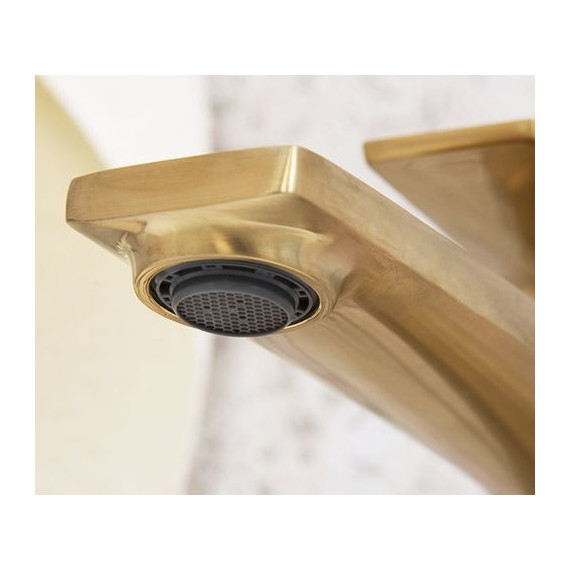 Смеситель для раковины высокий WasserKraft Aisch 5503H, золото - фото 5