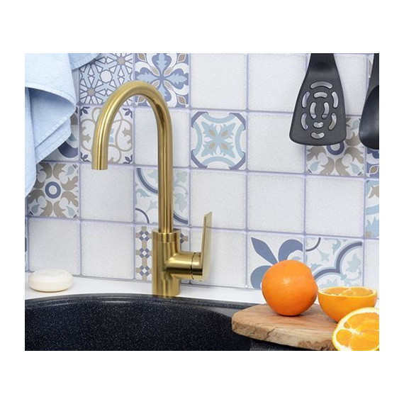 Смеситель для кухни WasserKraft Aisch 5507, золото - фото 5