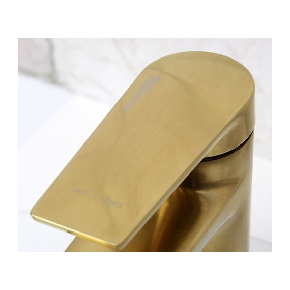 Смеситель для раковины WasserKraft Aisch 5503, золото - фото 6