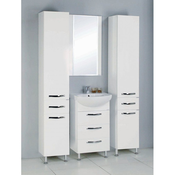 Пенал напольный Акватон Ария Н 34 см с корзиной 1A124303AA010 - фото 4