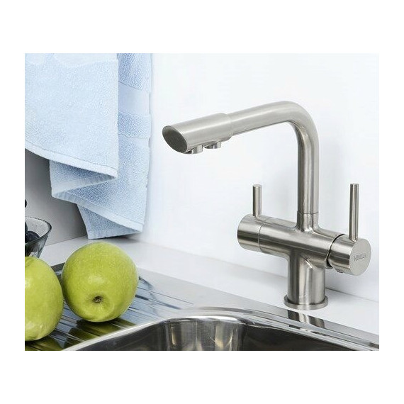 Смеситель для кухни WasserKraft A8027, матовый хром - фото 2