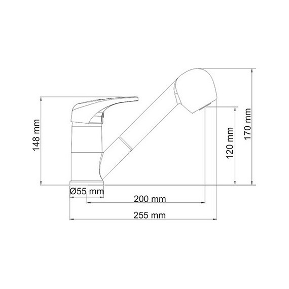 Смеситель для кухни WasserKraft Oder 6365 - фото 3