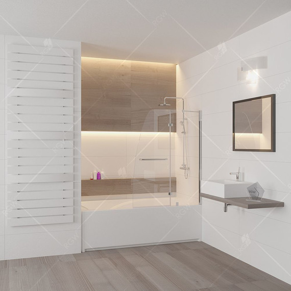 Шторка для ванны RGW SC-13 90 см 01111309-11, хром/прозрачное - фото, картинка 2 Шторка для ванны RGW SC-13 90 см 01111309-11, хром/прозрачное - фото 2