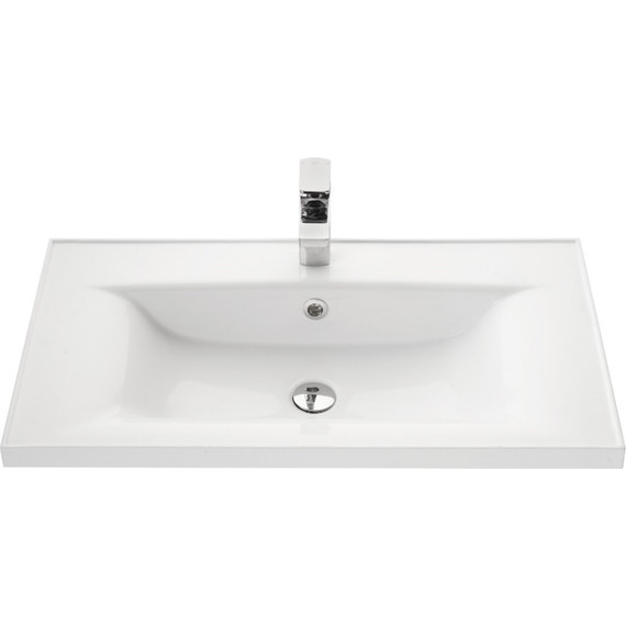 Тумба подвесная с раковиной Акватон Диор 100 см 1A1677K2DR010, белый - фото 7